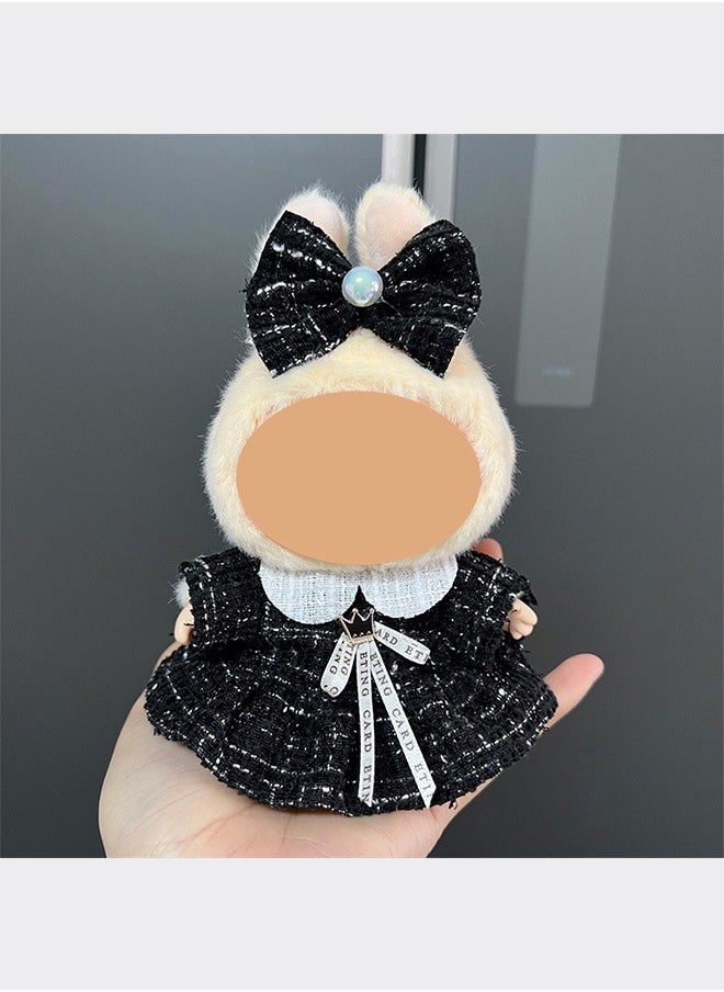 Paka Rabbit Clothes for Labubu, Toys Accessories Set(No doll), Including Hat, Top and Skirt, Doll Accessories  - Image 4