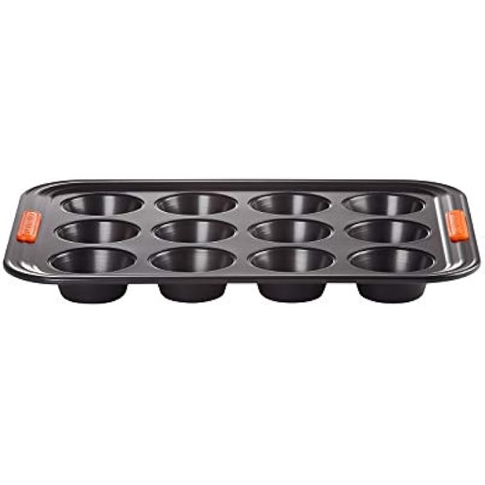 NonStick Carbon Steel Bakeware 12 Cup Muffin Tray Black 30 X 40 X 378 Cm 941001400 - Image 5