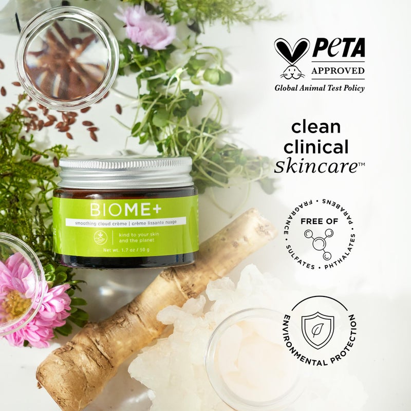 IMAGE Skincare, BIOME+ Smoothing Cloud CrÃ¨me, Microbiome Friendly Face Cream, Supports Skin Moisture Barrier, 1.7 oz - Image 5