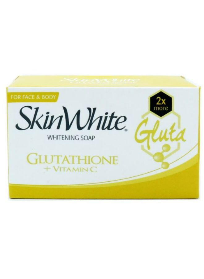 skin white Soap Bar Advanced Glow with Glutathione + Vitamin C 90g