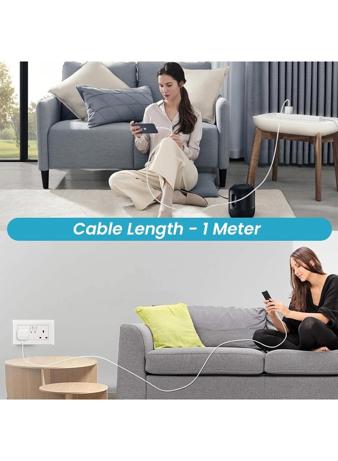 SOPY 1-Meter High-Performance USB-C to USB-C Cable: Fast Charging, High-Speed Data Transfer, Featuring Durable Nylon Braid, Aluminum Housing, and Integrated Smart Chip for Safe and Reliable Power Delivery - Image 3