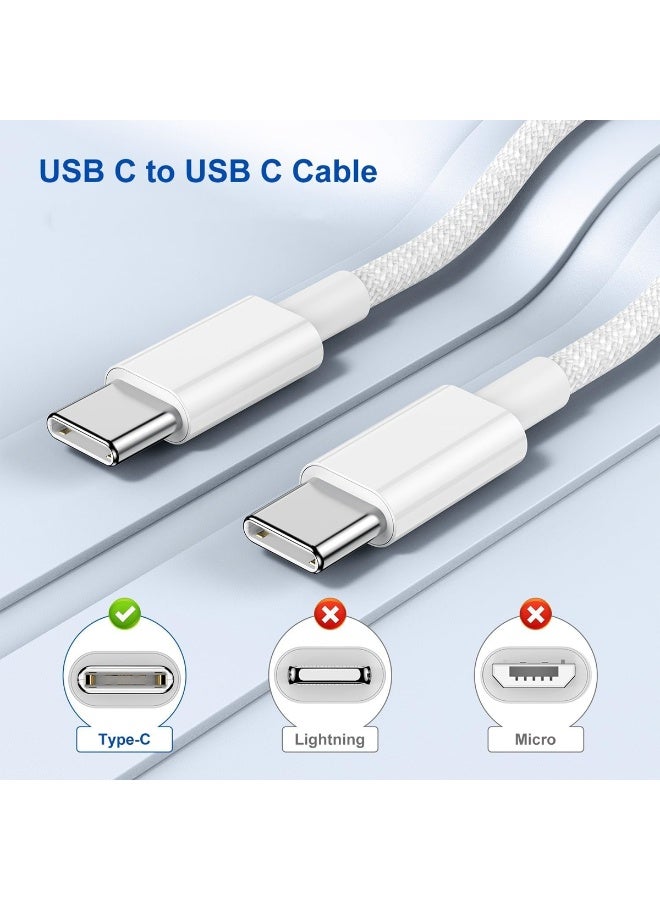 SOPY 1-Meter High-Performance USB-C to USB-C Cable: Fast Charging, High-Speed Data Transfer, Featuring Durable Nylon Braid, Aluminum Housing, and Integrated Smart Chip for Safe and Reliable Power Delivery - Image 4