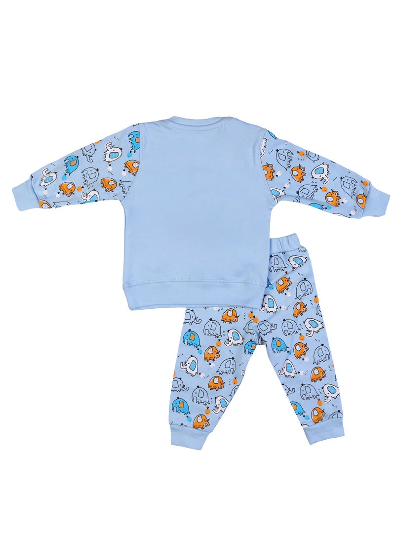 زيركون بيجامة خريفي لحديثي الولادة - Image 3