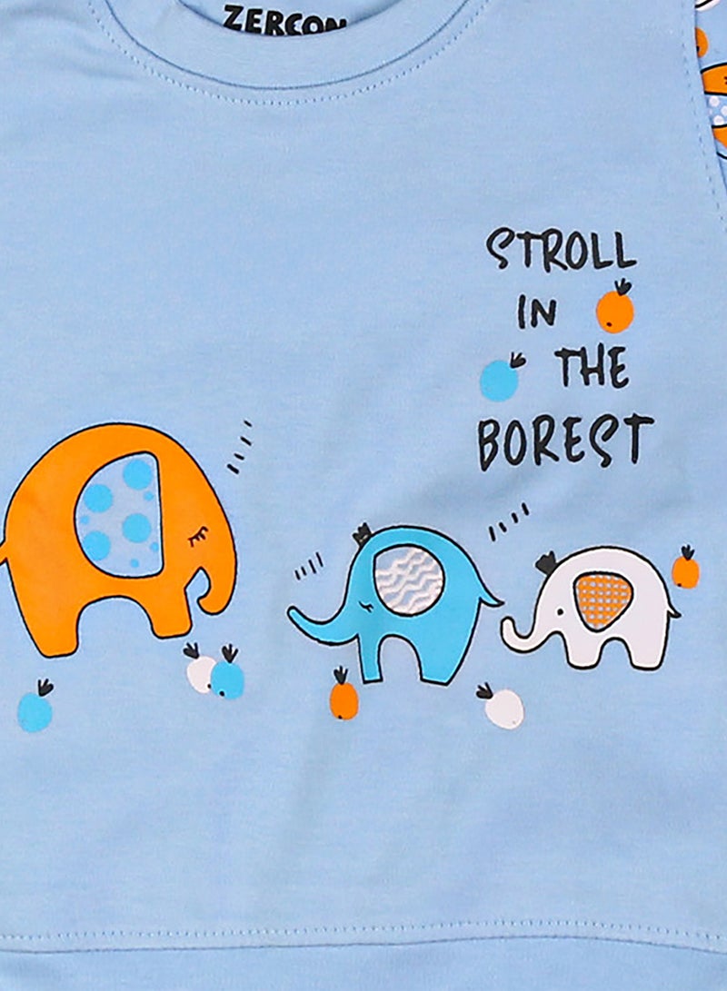 زيركون بيجامة خريفي لحديثي الولادة - Image 2