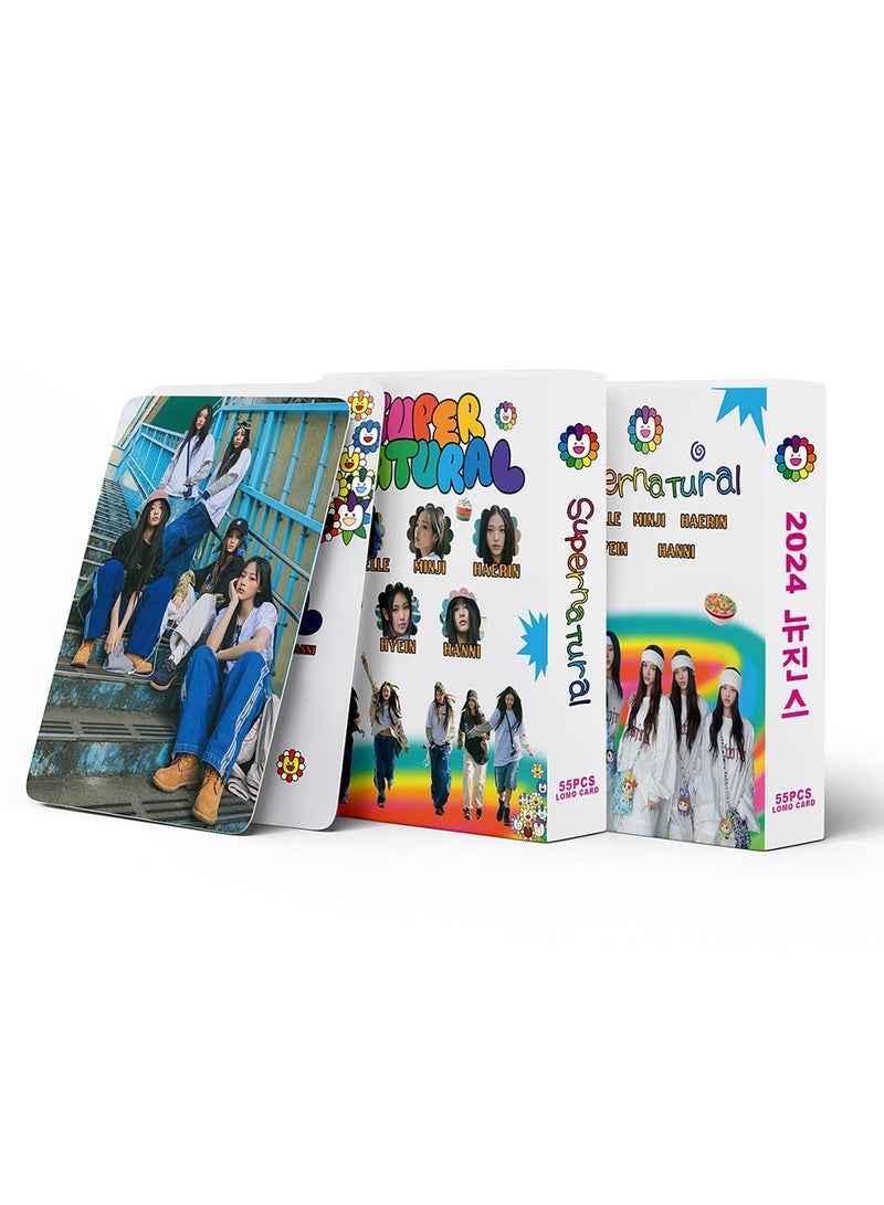55Pcs NEWJEANS Supernatural  LOMO Cards K-POP Album cards Mini PhotoCards K-POP Members Collectors HOME SWEET Poster merchandise Greeting Card 2025 - Image 3