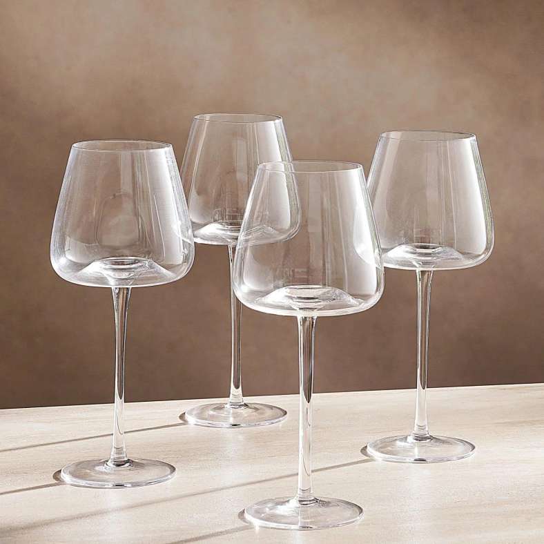 Pan Home Melora 4-Piece Stemware Glass Set 540ml -Clear - 174TDL9900005 - Image 1