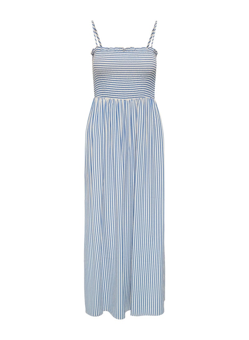 ONLY ONLBARI STRAP SMOCK DRESS MOCH WVN - Image 3