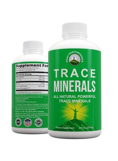 Ultra High Purity Trace Minerals Liquid Drops For Water. Ionic Plant Based Fulvic Trace Mineral Drop Supplement + Magnesium. Replenishes Natural Minerals Electrolytes + Optimal Ph Levels
