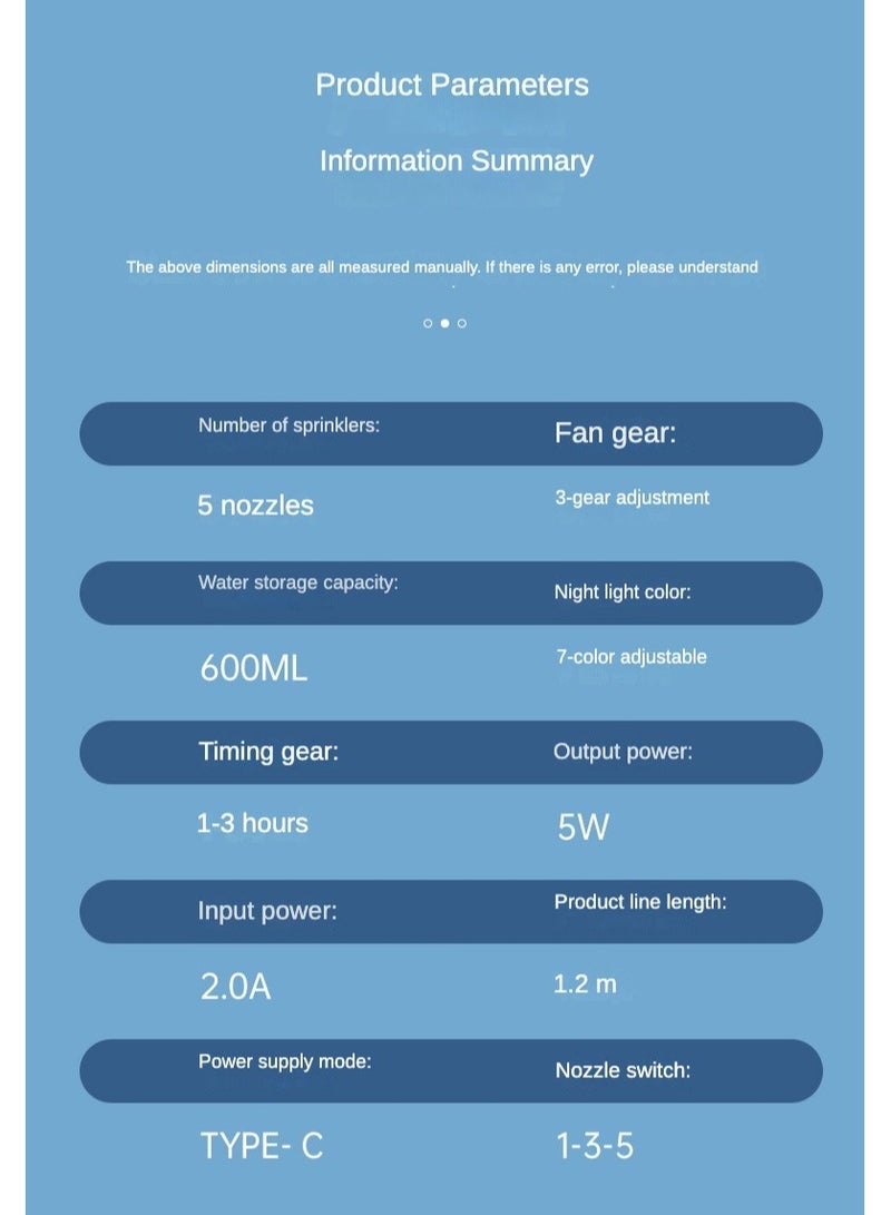 إسكدنيا مروحة مرطب محمولة مكيف هواء منزلي صغير مبرد هواء صغير تبريد مائي محمول ضبط الهواء للمكتب مروحة بثلاث سرعات (أخضر) - Image 4