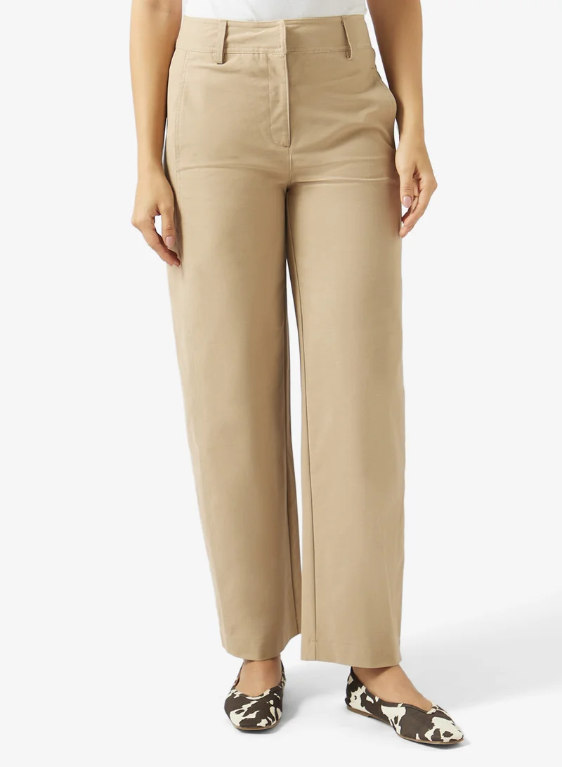 Vero Moda Casual Mid-Waist Barrel 32 Inch Pants