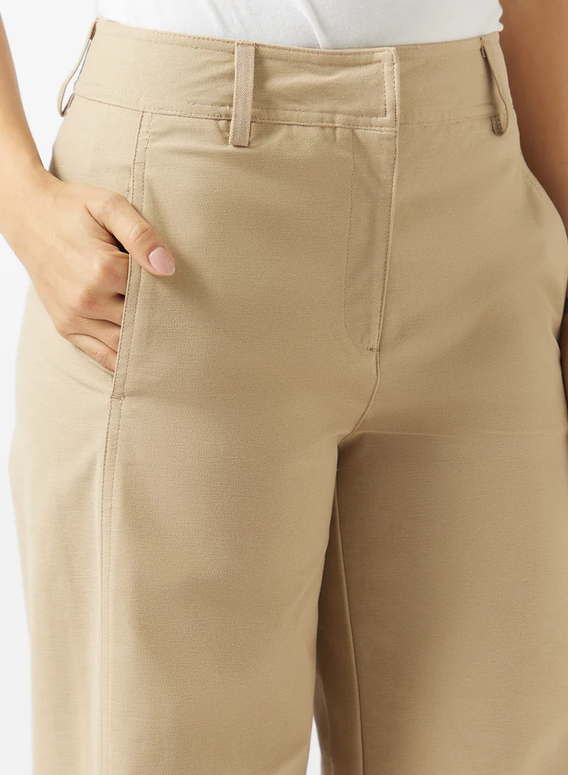 Vero Moda  Casual Mid-Waist Barrel 32 Inch Pants for Women | Best Price UAE