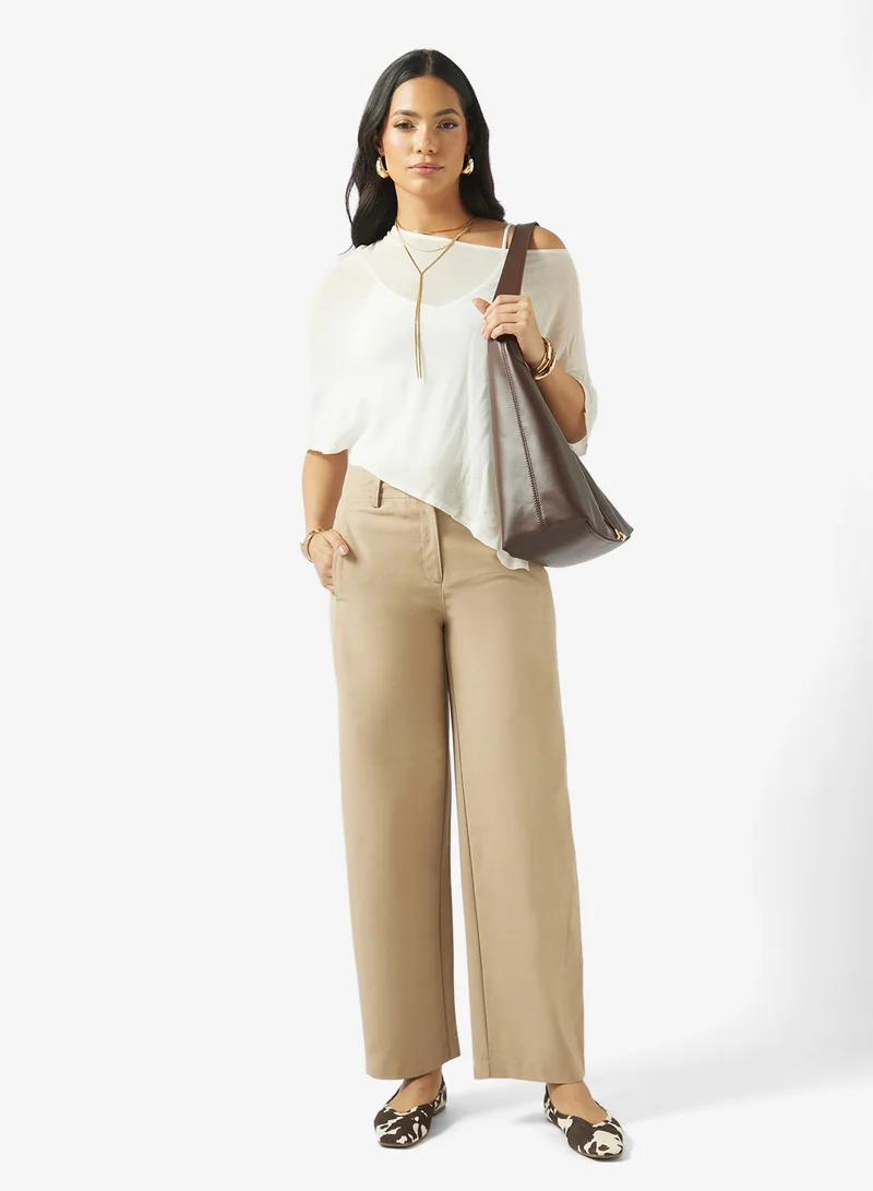 Vero Moda Casual Mid-Waist Barrel 32 Inch Pants