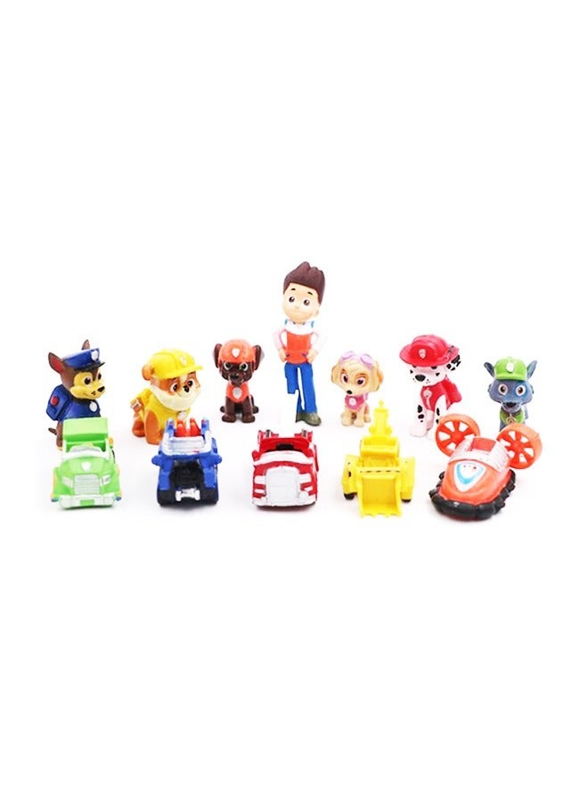 12-Piece Paw Patrol Snow Slide Collectible Action Figure Model Toy For Kids  - Image 1