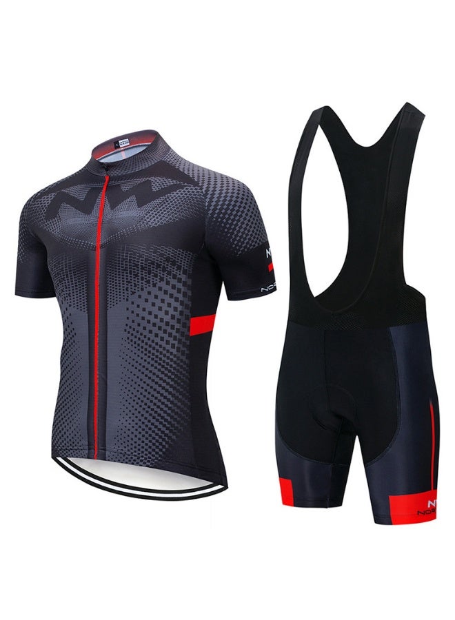 KUYING GR New Summer Outdoor Sunscreen Moisture Absorption Quick Drying Bicycle Women's Cycling Clothing Set  - Image 1