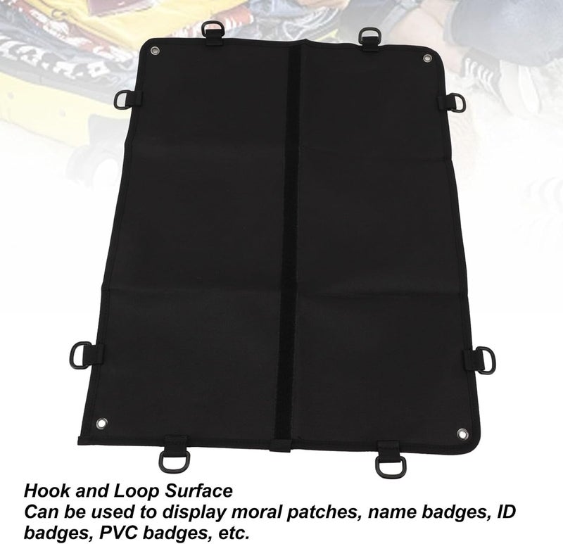Tbest Patch Wall Display Board, Nylon Moral Patch Wall Organizer Storage Holder Panel with Loop for Showing Emblems Patches (S) - Image 5
