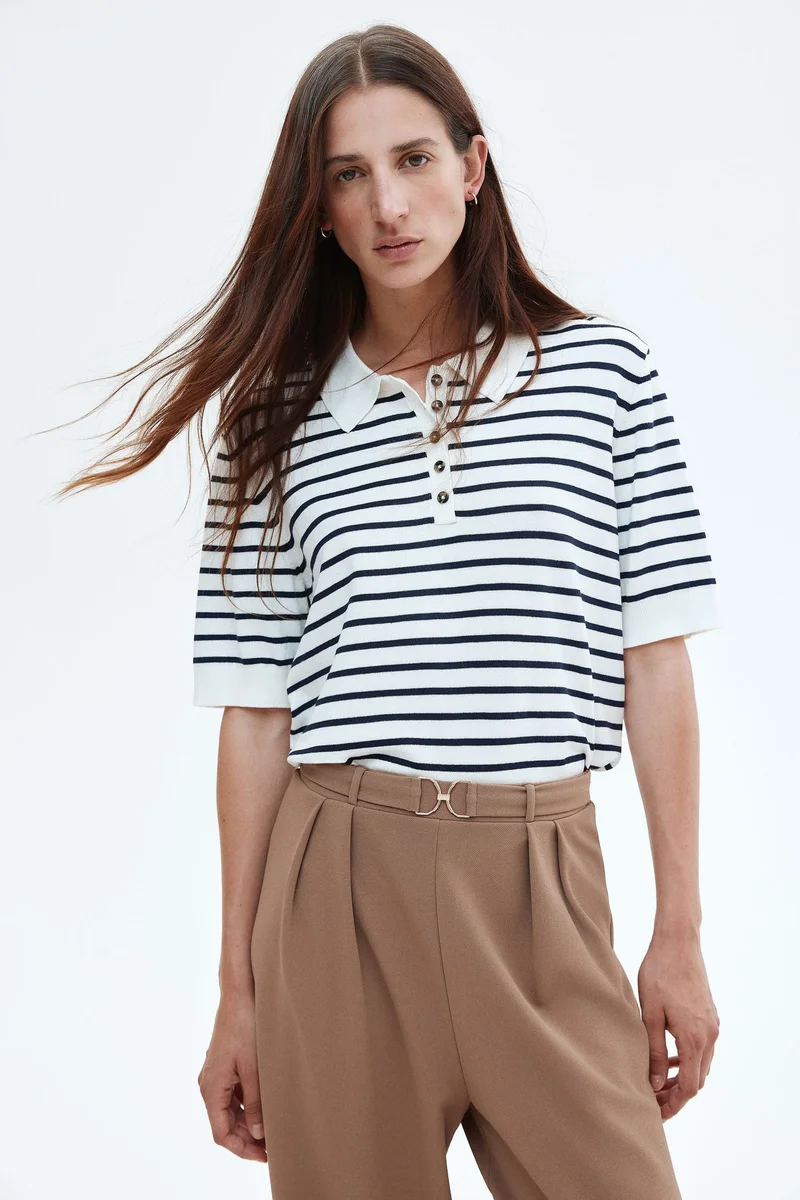 H&M Buckle-detail tailored trousers