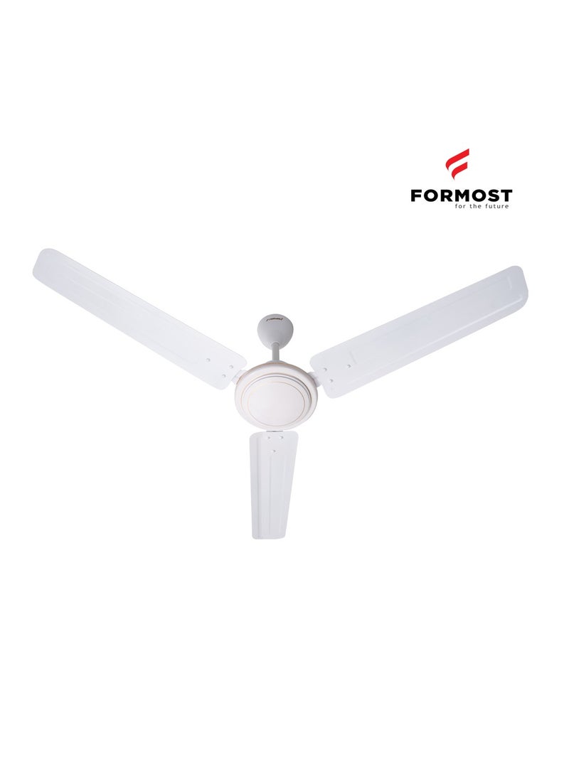FORMOST FORMOST 1200mm Electric Ceiling Fan White High Air Delivery Energy Efficient  - Image 4