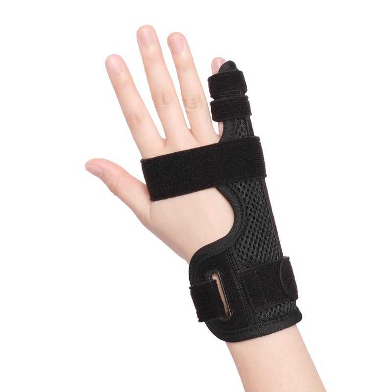 joingood Pinky Finger Splint, Finger Splint for Pinky, Broken Finger, Trigger Finger, Metacarpal Splint Hand Brace, Little Finger Brace for Tendonnitis, Pain Relief, Fits for Left & Right Hand(M) - Image 4