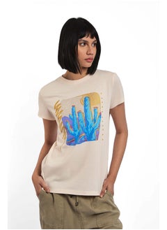 Fancy Regular Fit T-Shirt With Short Sleeves