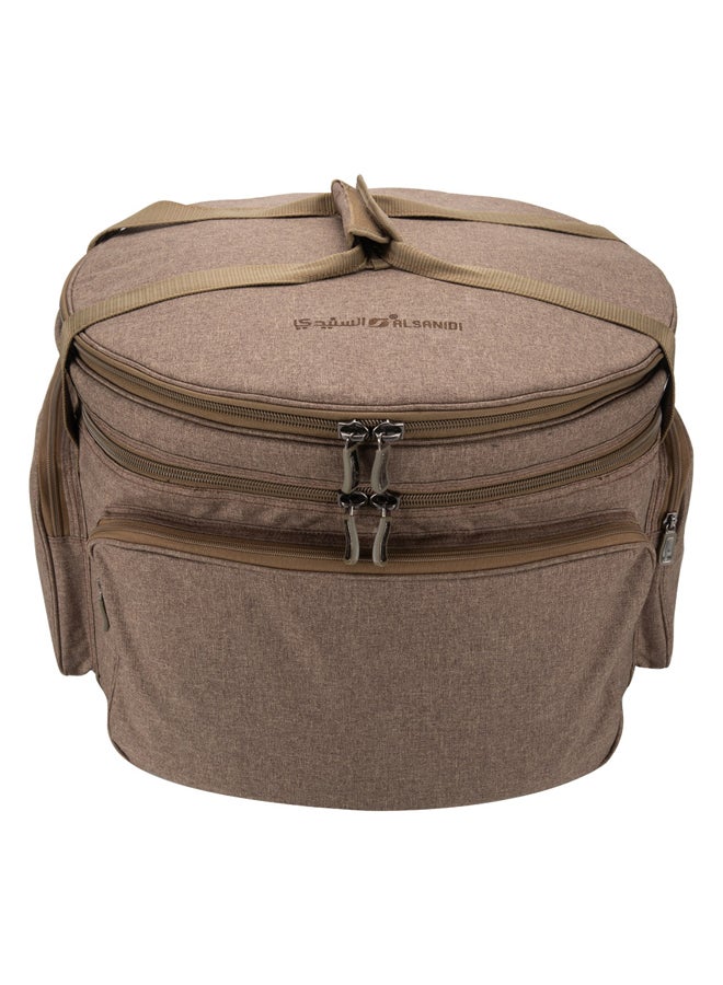 السنيدي شنطة شنطة عزبة القصيم كبيرة بطانة PVC قماش عودي السنيدي - Image 2