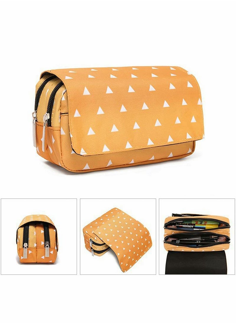 Excefore Pen Pencil Case for Kids, Big Capacity Pen Pouch Cartoon Marker Bags Pen Bag Storage Holder Office Supplies for Teen Girls  - Image 2