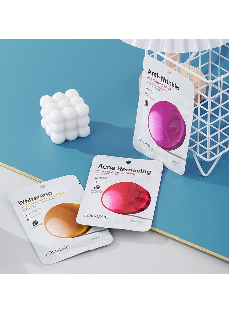 Kormesic Oil-Control Facial Mask 25ml-5 packs  - Mattifying & Purifying - Image 3