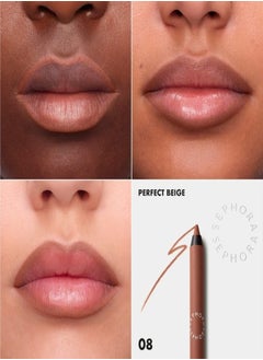 SEPHORA SEPHORA COLLECTION Colorful 8HR Longwear Transferproof Lip Liner  08 Perfect Beige - Matte Classic Nude Beige – Waterproof Precision Lip Pencil in Soft Pink, 1.2g  - Image 2