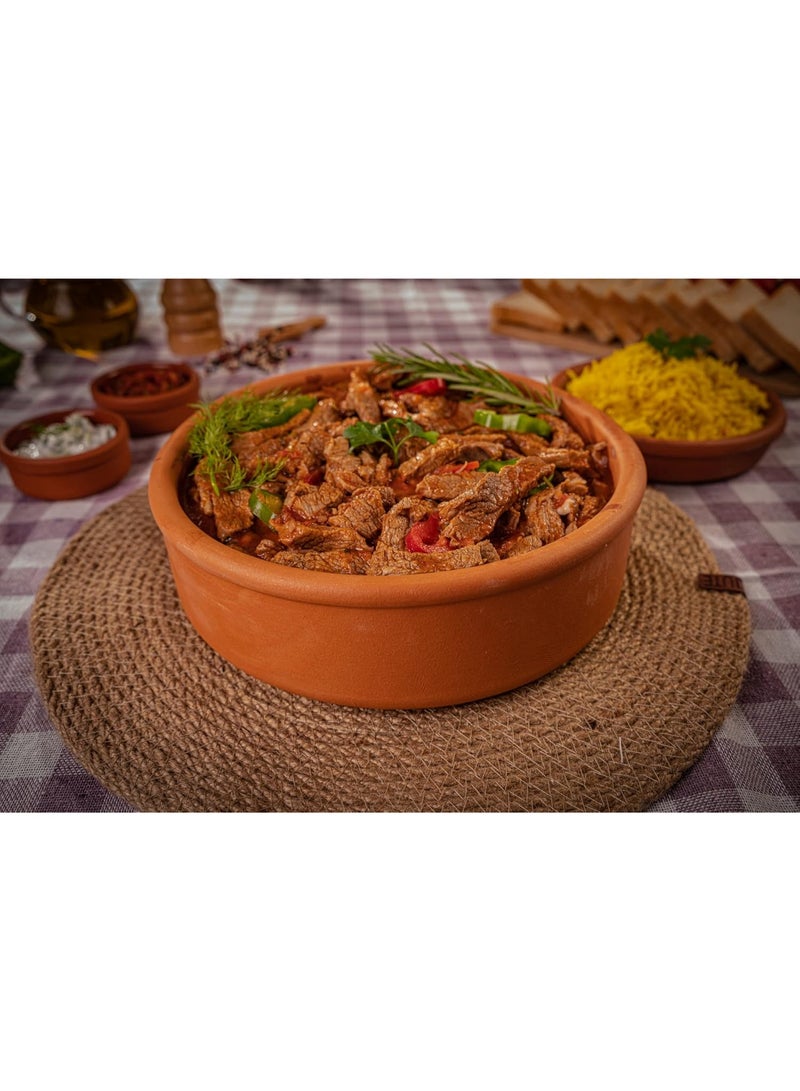 لوكسيول أواني طينية بيضاوية ومستطيلة من LuksYol – يدوية الصنع في تركيا من طين طبيعي غير مطلي – آمنة للفرن والميكروويف وغسالة الصحون – مثالية للطهي وتقديم الأطباق الرئيسية مثل السمك، الباستا، اللحوم، الطواجن – ١٠٠٪ صديقة للبيئة وخالية من BPA والمواد الكيميائية – صنعت بفن تركي تقليدي – متوفرة بألوان بني، أخضر، أزرق، طبيعي غير مطلي – بأبعاد متعددة: أوعية مستديرة ٣٠×٧٫٥×٣٠ سم وصوانٍ مستطيلة بمقاسات ٣٣×٨ سم، ٣٠×٧ سم، ٢٢×٧ سم، ٢٨×٨ سم، ٣٢×٩ سم – متينة وخالية من الكسر – تضفي جمالية ريفية ونكهة صحية على مائدتك – تغليف صديق للبيئة وجاهزة كهدايا للمنزل أو العائلة – مجموعة لوكس يول الفاخرة لاختيارك لمناسبات العشاء العائلية والاستضافة الأنيقة - Image 5