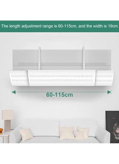 Split AC Adjustable flow Deflector,Air Flow Deflector (Length: 60-115 cm, Width: 19 cm),Wind Shield Perfect for all sizes of air conditioners,Conditioning Wind,Not Breaking Walls Mount - pzsku/Z29A96AFD1A531720B5B0Z/45/_/1735267200/70fb576c-fc29-4352-9e29-3207f9d95035