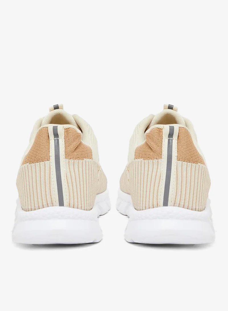 Styli Active  Textured Gripped Sole Lace Up Sneakers for Men | Best Price UAE