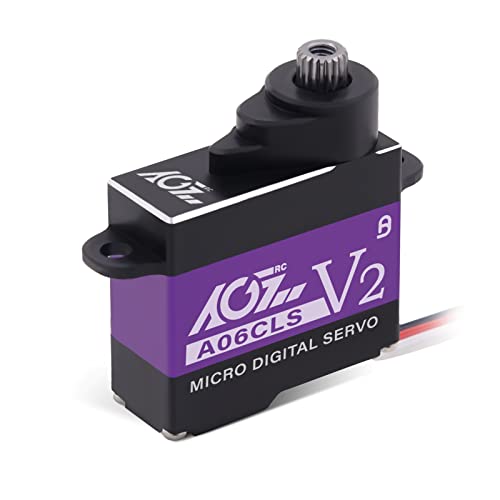 AGFRC MiniZCar Micro Steering Servo 6g High Speed Full Metal Gear Mini Digital Coreless Servo for Mini Z Car A06CLS V2Purple - Image 1