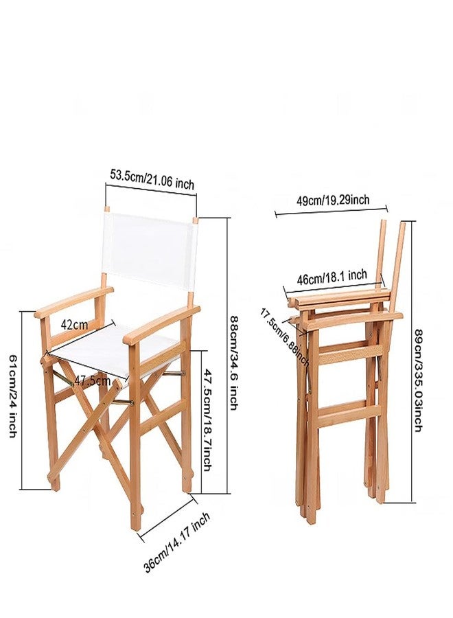 TBACW 2 Set (4pcs) 20.86''L X 16.14''W Directors Chair Canvas Replacement Covers Kit for Directors Chairs Movie Chair Replacement Canvas Oxford Cloth Cover for Home Director Chair - Image 5