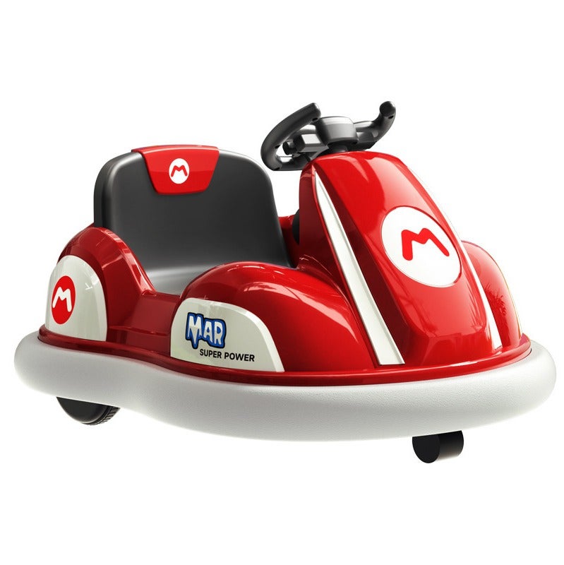 Super Mario Mario Kart 12v Electric Ride-On Car with Drift Sounds - Image 1