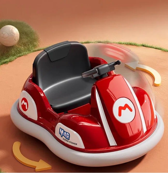 Super Mario Mario Kart 12v Electric Ride-On Car with Drift Sounds - Image 2