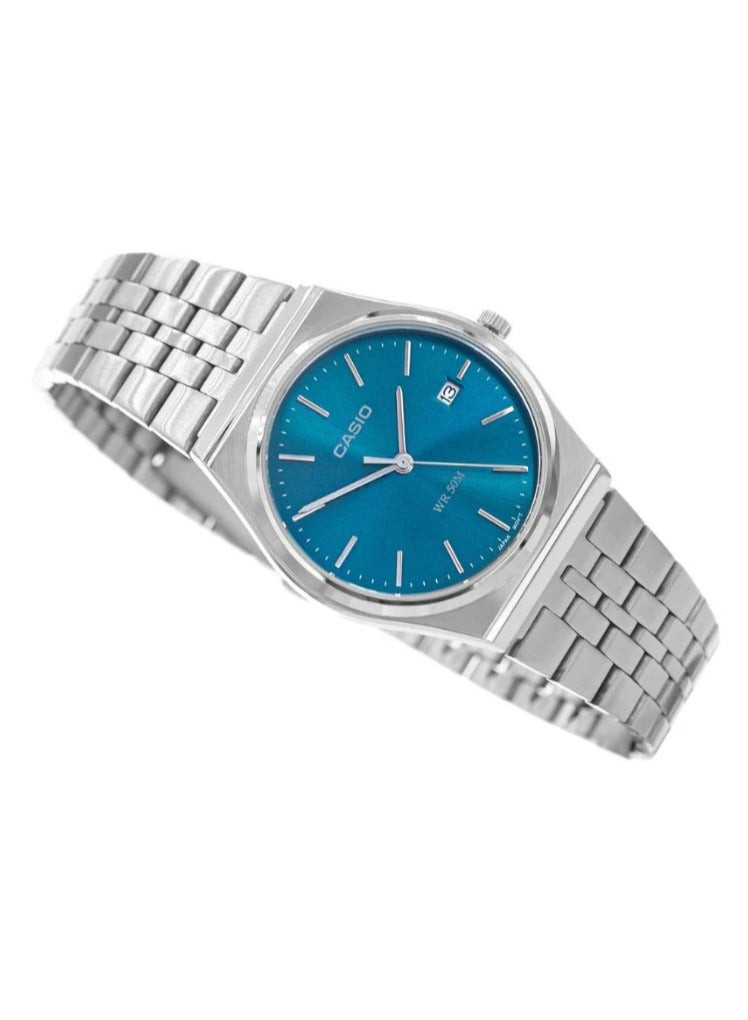 CASIO Standard Analog Stainless Steel Blue Dial Quartz MTP-B145D-2A2VEF Mens Watch - Image 3