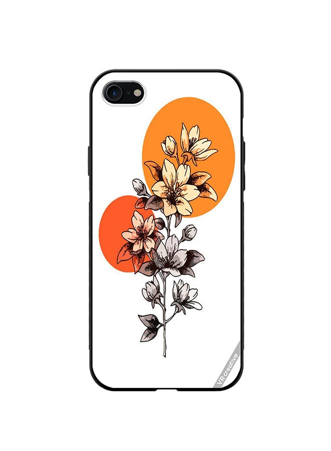 VR CREATIVE Protective Case Cover For Apple iPhone 7/8/SE 2020 Flower Design Multicolour - Image 1