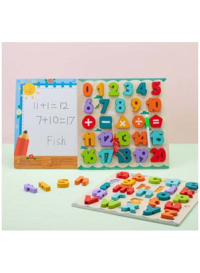 Factory Price Phyllis Alphabet Montessori Practice Puzzle- Design B - Image 1