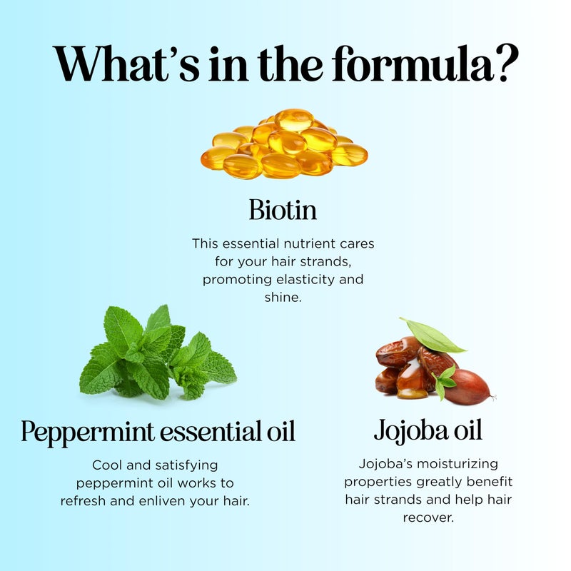 Maple Holistics Volumizing Biotin Conditioner for Thinning Hair - Volumizing Conditioner for Fine Thin & Weak Hair - Sulfate Paraben & Silicone Free Hair Conditioner Nourishing Plant Proteins & B Vitamins (Mint) - Image 5