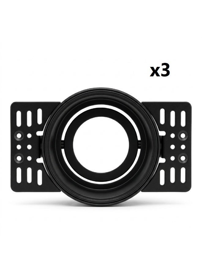 جني لايت سبوت فارغ  فرملس مدور متحرك كونو اسود جنى لايت CH-TR1072Y-A عدد 3 - Image 1