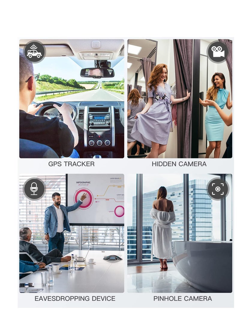 SYOSI - Hidden Camera Finder, Automotive Location Scanner, Hotel Surveillance Detector, Full Band Analysis, Detection Cameras,GPS Locators, Eavesdropping Devices, Dynamic Detection Alarm Mode Loss Proof Mode - Image 1