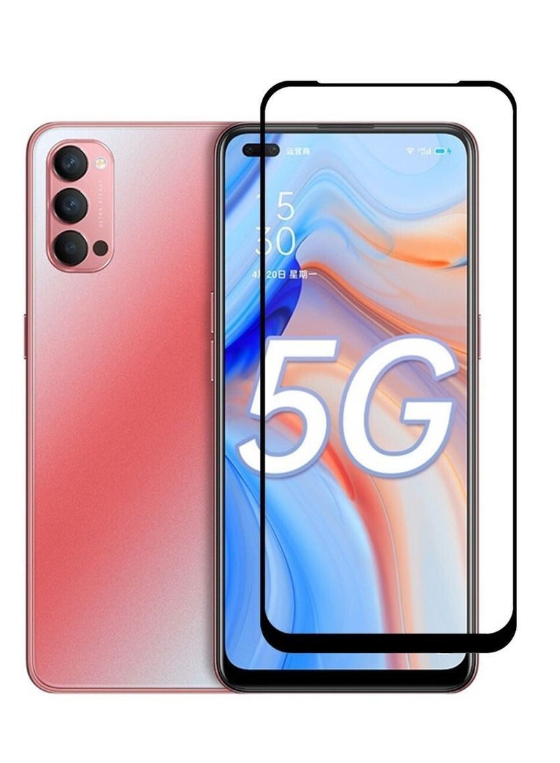 2Pack for Oppo Reno 4 5G Screen Protector Clear 9H Tempered Glass Full Coverage 6.43 inch - Image 3