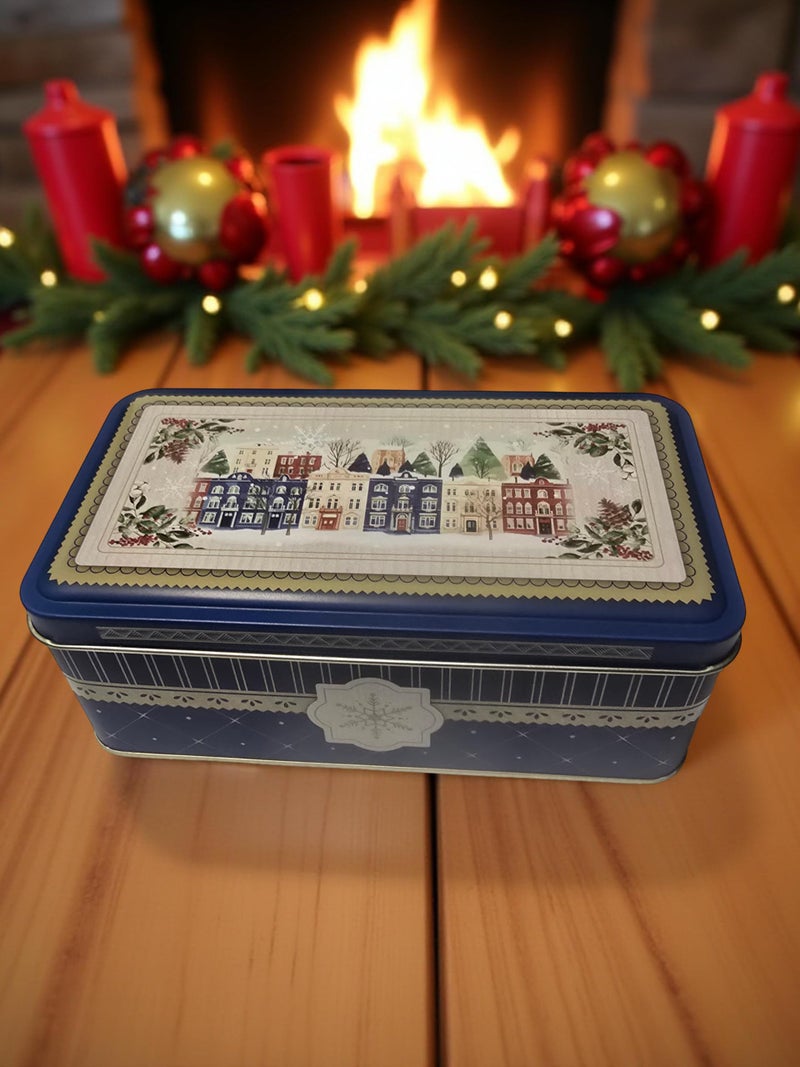 Jane Parker Fruitcake Bourbon & Rum Fruit Cake 1 pound (16 Ounce) Loaf in a Collectible Holiday Tin-Holiday-Christmas Cake-The Best Fruitcake You Can Buy - Image 2