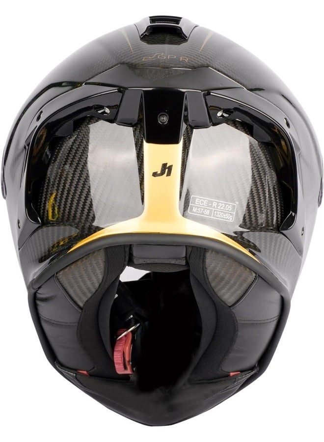 Just 1 Full Face Carbon Fiber Helmet J-GPR GOLDEN ROAD L.E - Image 3