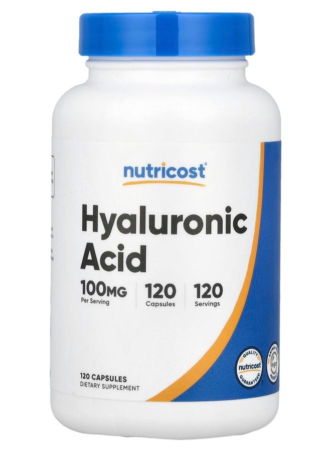 Nutricost Hyaluronic Acid  100 mg  120 Capsules