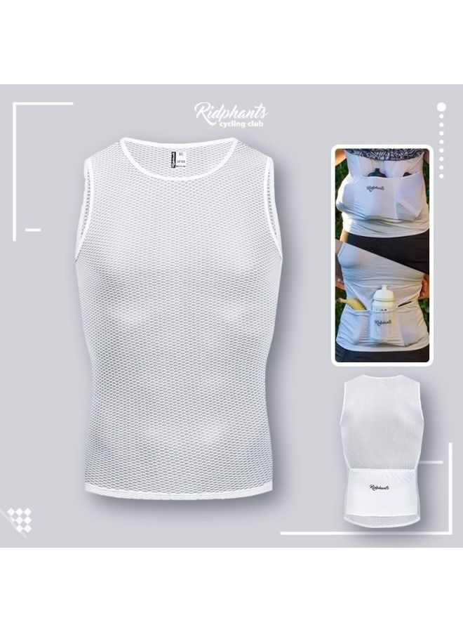 Cycling Jersey Sweat-wicking Shirt With Pocket Sweat-absorbing Cycling Vest Underwear Men's Road Bike Base Layer Long And Short Sleeve