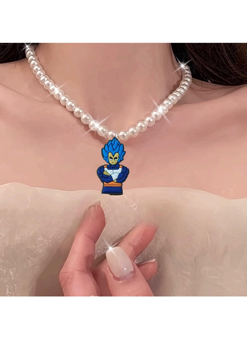 KUYING New Pearl Dragon Ball Charm Versatile Neck Chain  - Image 1