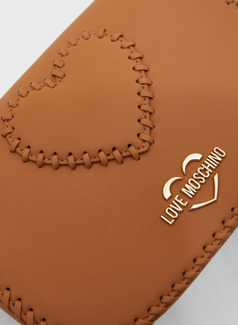 Love Moschino Flap Over Crossbody