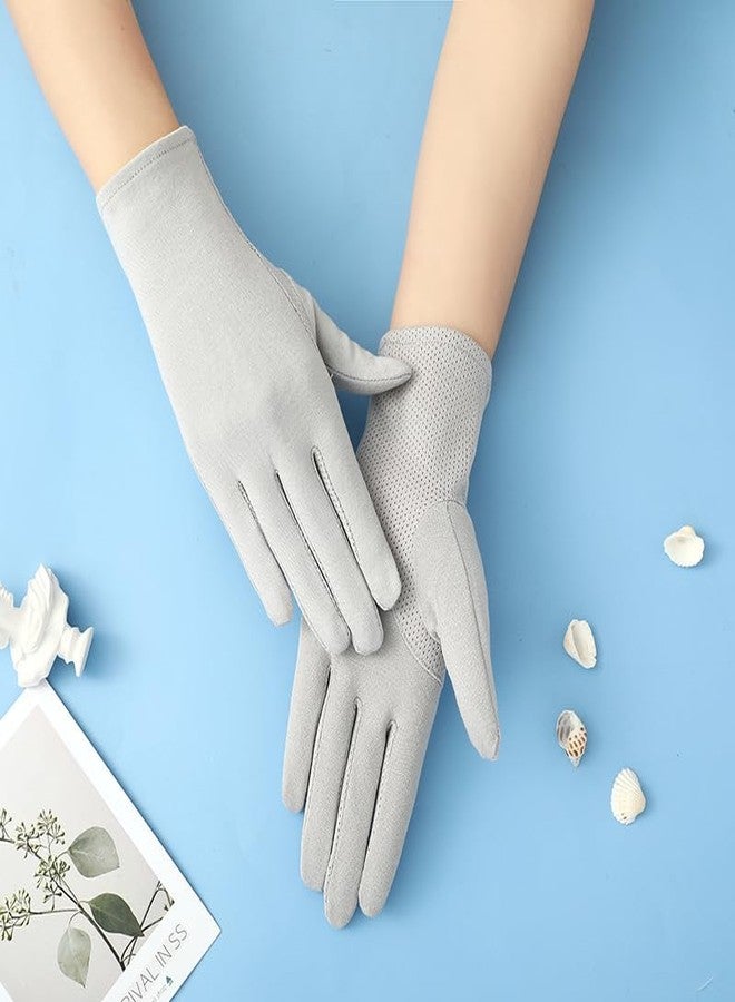 إيوهاك قفازات ركوب الدراجات الصيفية النسائية من إيوهاك، قفازات خارجية واقية من الأشعة فوق البنفسجية، قفازات من الحرير الجليدي قابلة للتهوية، قفازات قيادة - Image 4