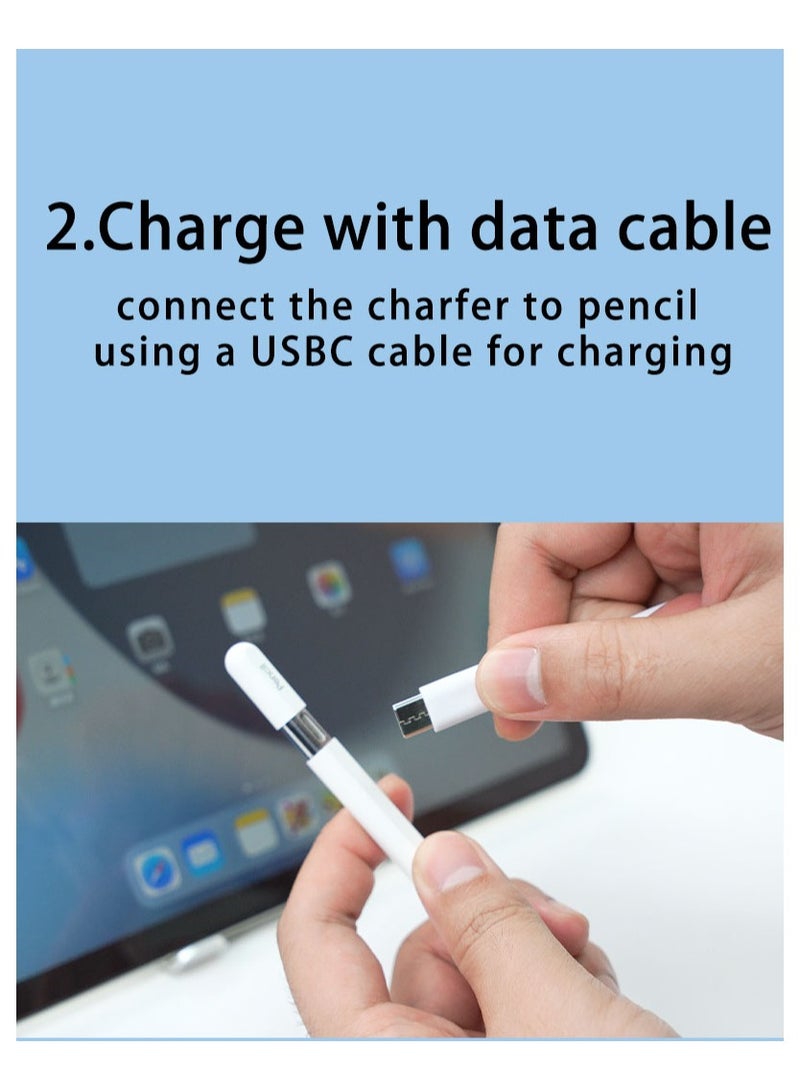 2nd Generation Capacitive Touch Stylus Pen for Touch Screen Tablet Writing and Drawing 2nd Generation Exclusive Edition [Magnetic Fast Charging | Accurate and Continuous Touch | Tilt Pressure | Full Screen Anti-Fall]  - Image 3