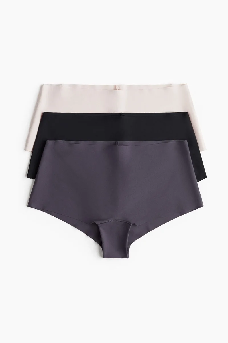 H&M 3-pack microfibre shortie briefs